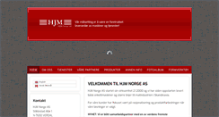 Desktop Screenshot of hjmnorge.com