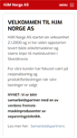 Mobile Screenshot of hjmnorge.com